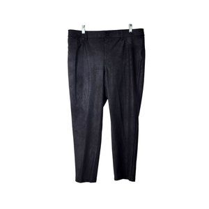 Chico's Black Faux Suede Pants